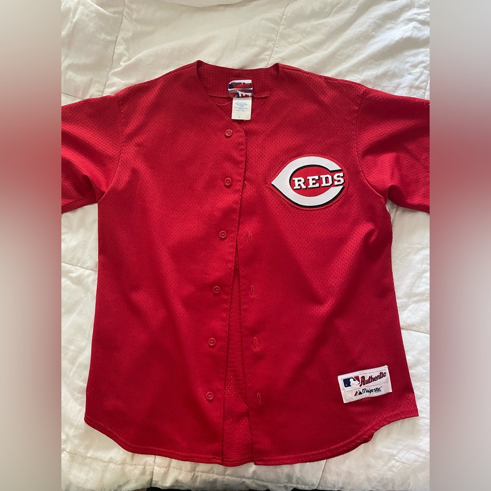 Vintage Cincinnati Reds Majestic Baseball Jersey
